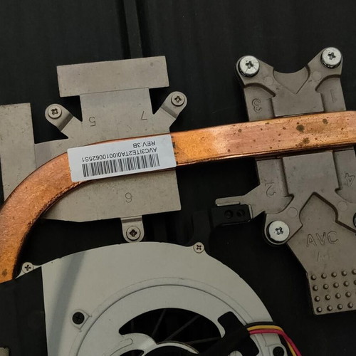 Laptop Cooling System AVC ADDA used with Fan and Heatsink