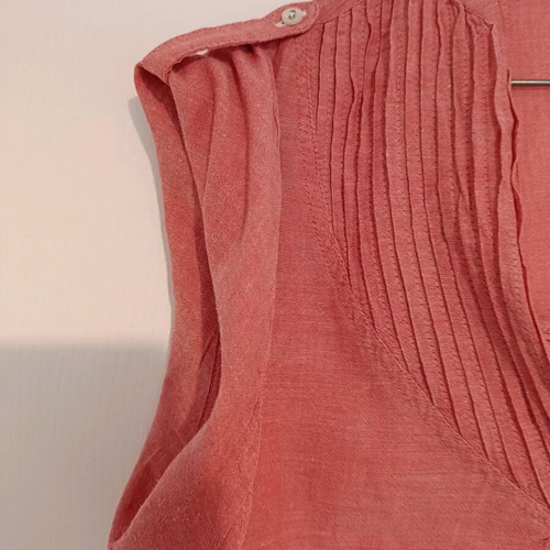 Zara coral shirt like new with buttons, size L