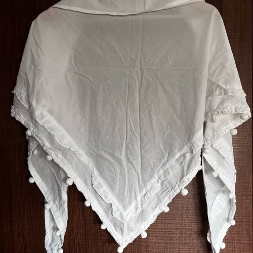 S.Oliver handkerchief new, 100% cotton, white