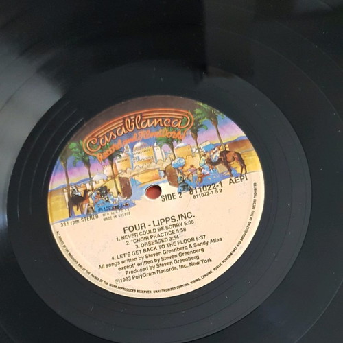 Lipps Inc.- Four vinyl record like new, 1983