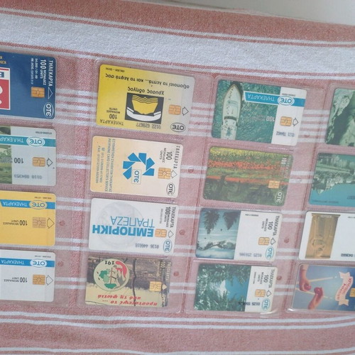 Rare OTE phone cards pack from 1990s used, collectible