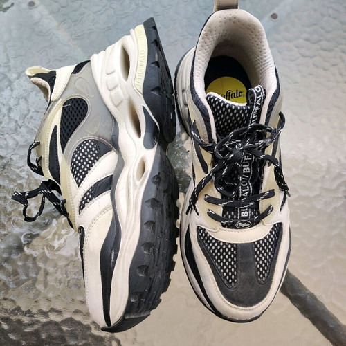 Buffalo Cloud Sneakers like new, black and cream, size 41, vegan