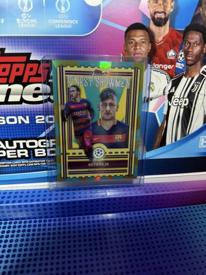 Finest Showman Neymar collectible card like new