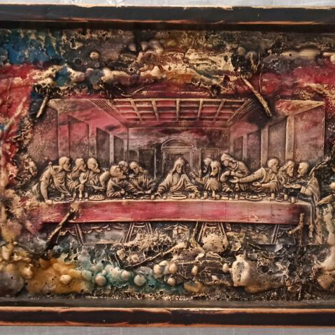 Last Supper embossed image new