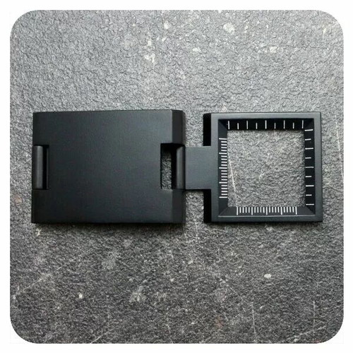 Two Foldable Metal Magnifiers with 10x Glass Lens, New