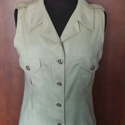 Vintage Safari dress NANSY like new, beige, size M