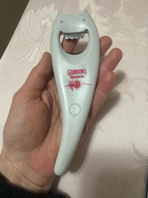 Gordon’s space bottle opener used, collectible