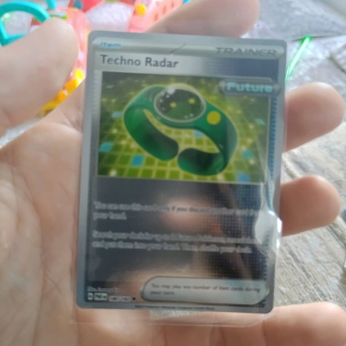 Pokemon Techno Radar (PAR 180) like new Paradox Rift Holo