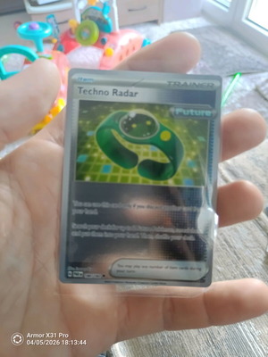 Pokemon Techno Radar (PAR 180) like new Paradox Rift Holo