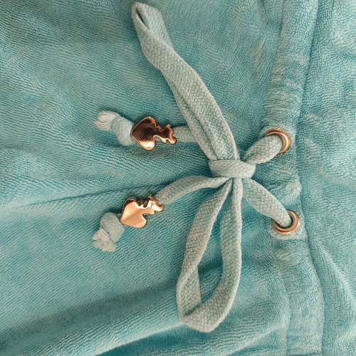 Sugarfree terry jumpsuit new, turquoise, size medium