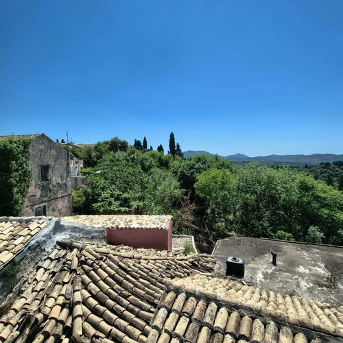 Detached house 100 sqm near Corfu town with sea view