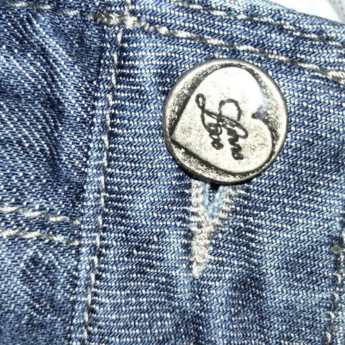 Vintage Lynne Y2K low-rise mini denim skirt Mandy, like new, size L