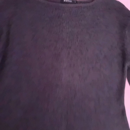 Knitted seasonal blouse like new, gray, size L