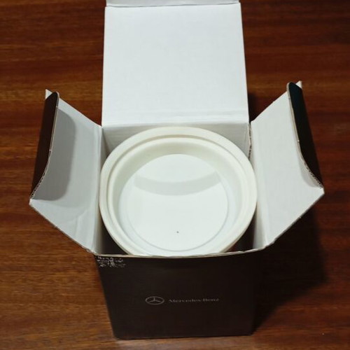 Porcelain Mercedes-Benz cup new with rubber lid 0.3L