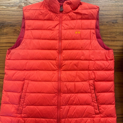 La Martina sleeveless jacket like new, red, size L