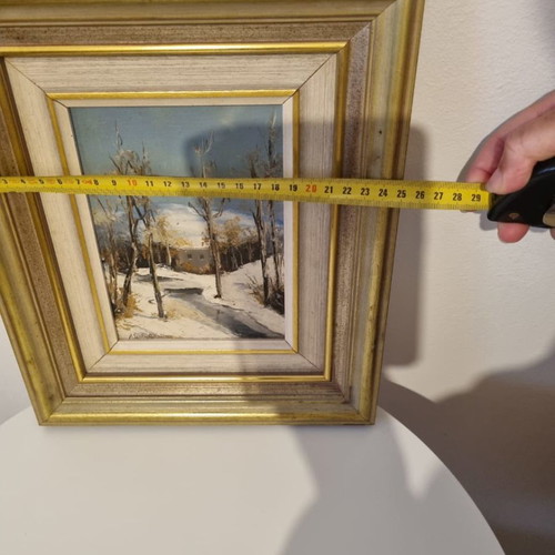 Painting used signed by Sotiropoulou Maria