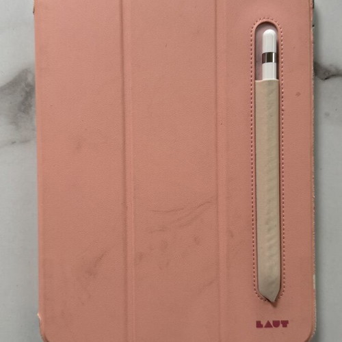 Apple iPad 10th Generation 64GB Wi-Fi Silver with Apple Pencil 1st Gen and Laut Case