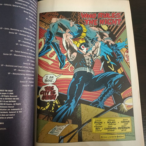 Batman Knightfall Part Two Who Rules The Night TPB 2000 used