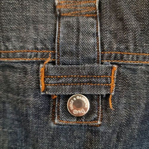 Dolce and Gabbana vintage denim shirt like new, size L