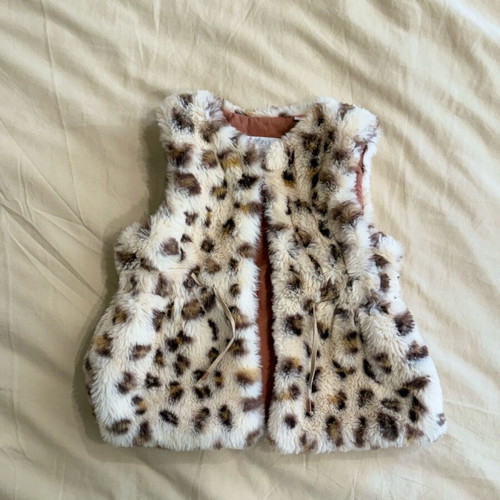 Zara baby fur vest like new 12-18 months