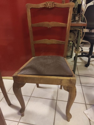 Vintage dining chairs used, set of 2