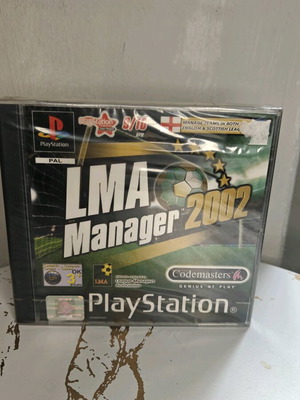 LMA Manager 2002 PS1 запечатано, ново