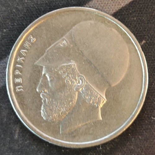 20 Drachma coin 1988 Pericles like new