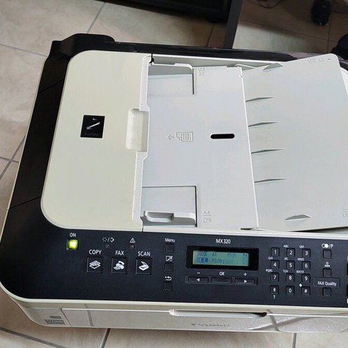 Canon MX320 all-in-one used with fax, scanner and color printer