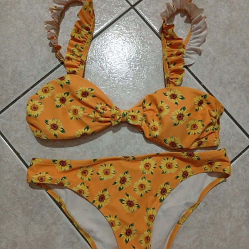 Teen swimsuit 16 years like new, yellow, size 170 cm