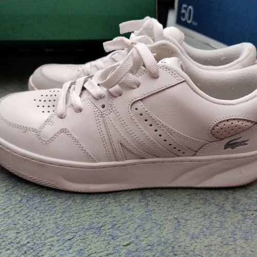 Lacoste sneakers sporty, like new, white, size 43