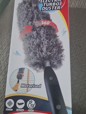 CleanRite Electric Turbo Duster нова, безжична моторизирана четка за прах