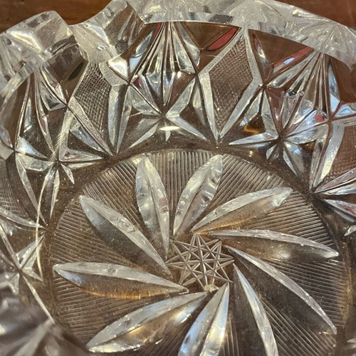 Crystal ashtray from Czech Republic like new