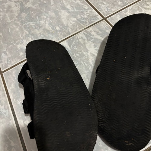 Ellesse Men Flatform Sandals Used Black Size 42