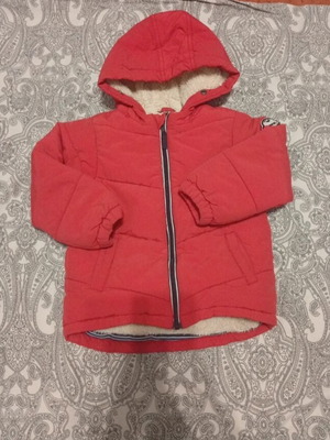 Marasil jacket for 3-year-old, red, missing hood fur