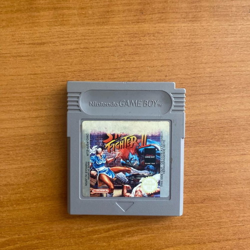 Street Fighter II The World Warrior used for Nintendo Game Boy