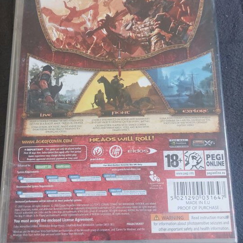 Age of Conan Hyborian adventure PC game μεταχειρισμένο