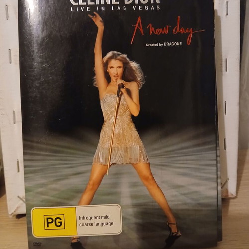 Celine Dion Live in Las Vegas DVD used, documentary with subtitles