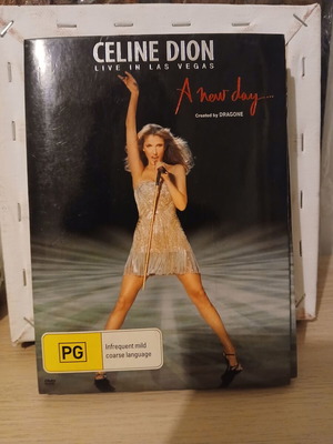 Celine Dion Live in Las Vegas DVD used, documentary with subtitles