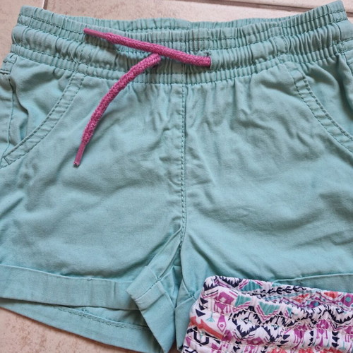 Lupilu shorts like new, size 86/92 cm, colorful turquoise