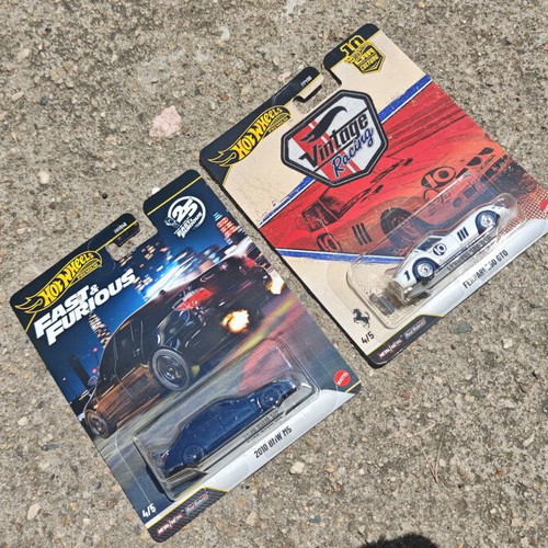 Hot Wheels BMW E60 and Ferrari 250 GTO new, set of two models