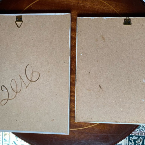 Wooden decorative frames like new, set of two