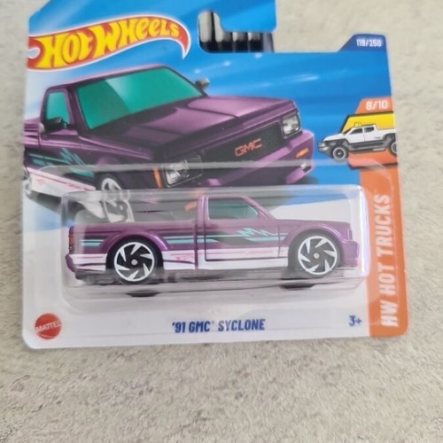 Hot Wheels '91 GMC Syclone toy car new