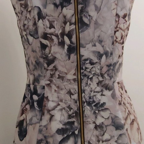 H&M dress new, size 40, blue with flower detail