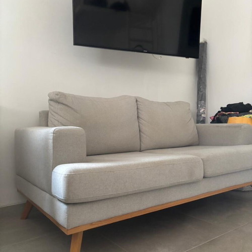 Two-Seater Sofa gray like new