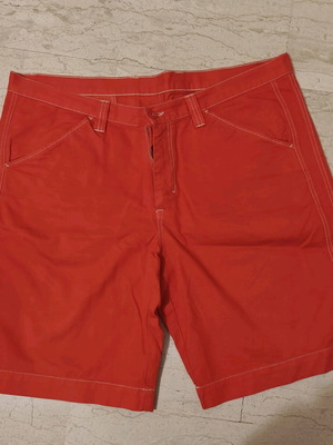 Lacoste bermuda like new, men's size L, red and orange
