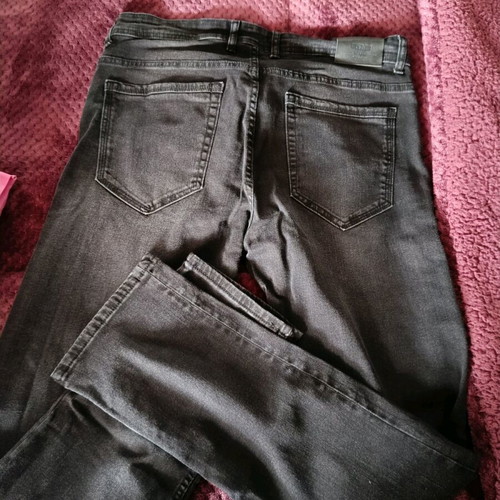 Men's gray jeans like new, stretch fabric