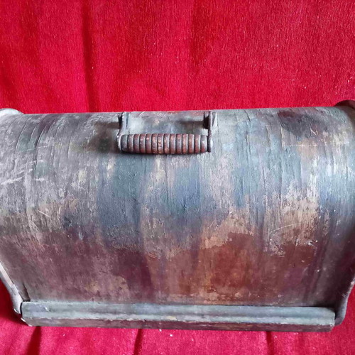Singer sewing machine wooden cover 3/4 size used, walnut 1910-1920