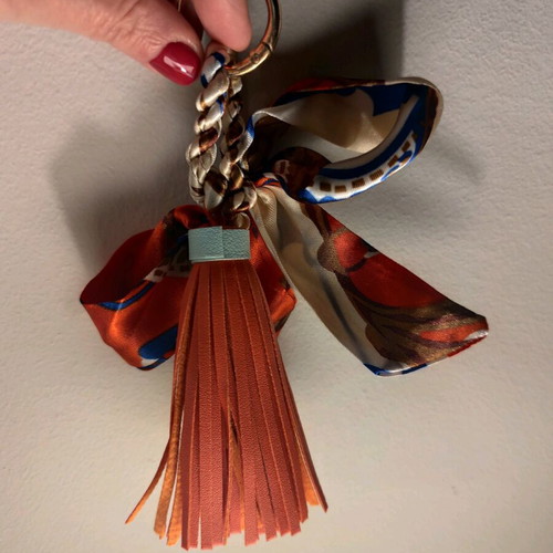 Bag accessory new multicolored, orange