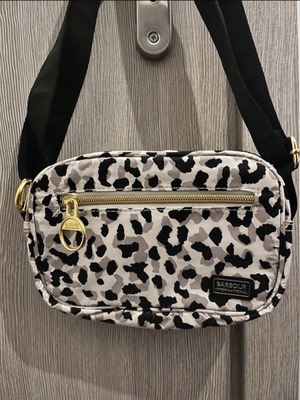 Barbour crossbody bag, leopard print