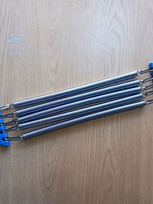 Fitness springs used for chest, arms, shoulders, and back